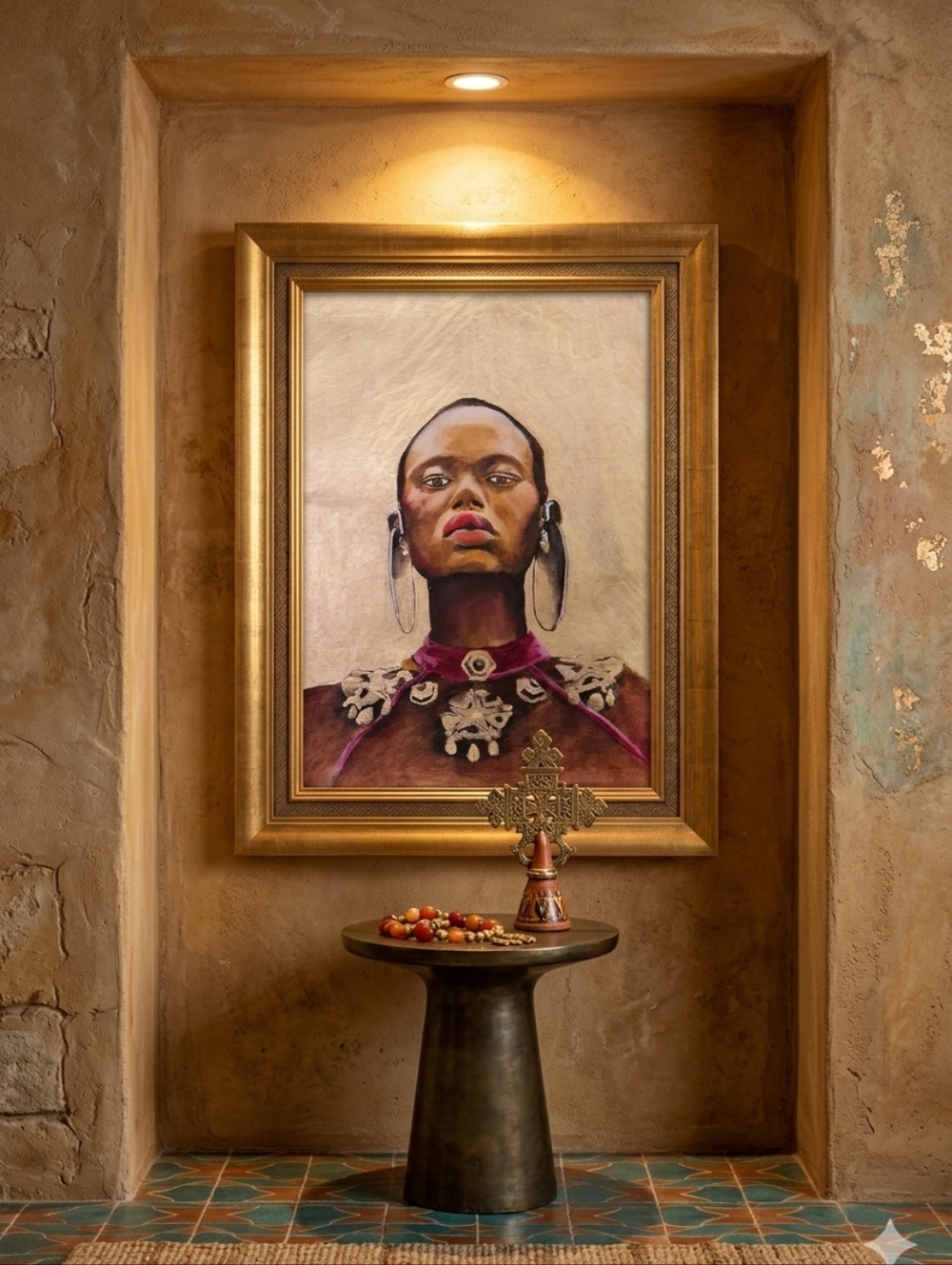 Golden Majesty/ Oil On Canvas Painting - Picture 2 of 4
